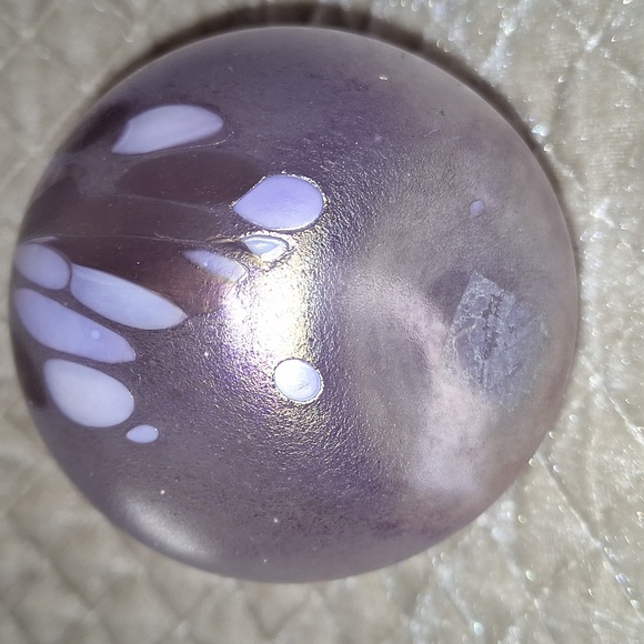 Glass Eye Studio Hand-Blown Iridescent Glass Oil Lamp - Picture 5 of 6